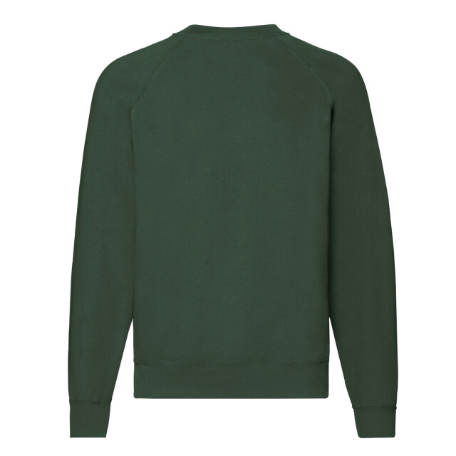 Fruit of the Loom Heren klassiek raglan sweatshirt UTFK2535_bottlegreen large