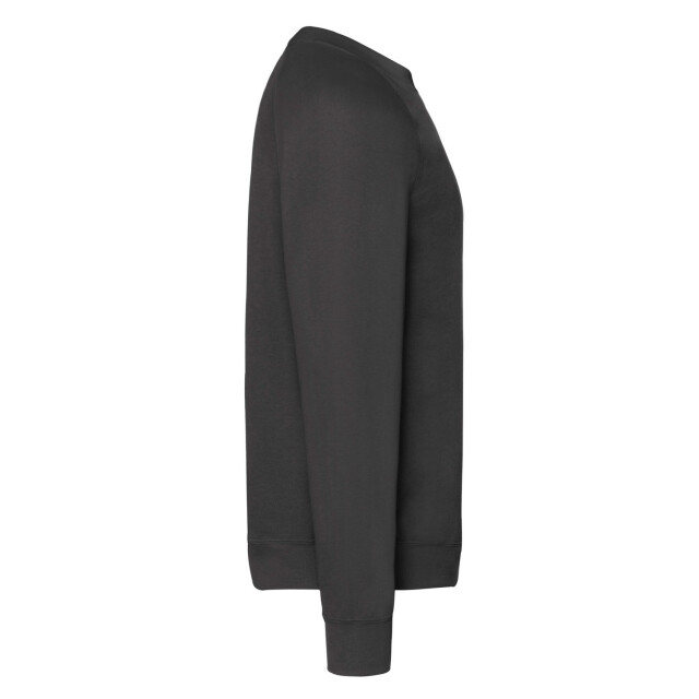 Fruit of the Loom Heren klassiek raglan sweatshirt UTFK2535_black large