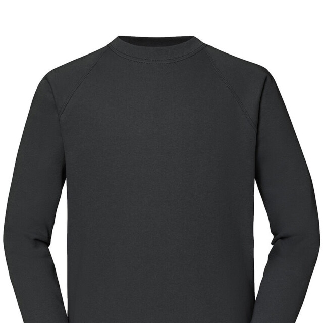 Fruit of the Loom Heren klassiek raglan sweatshirt UTFK2535_lightgraphite large