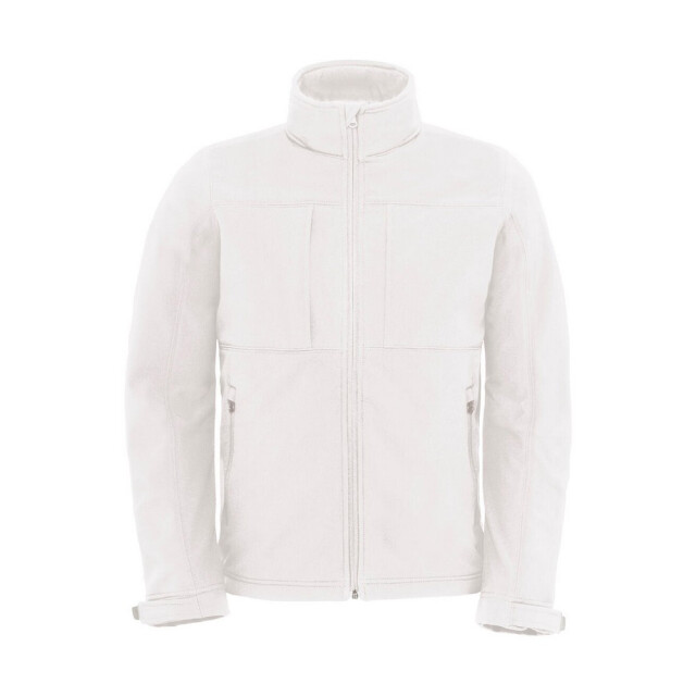 B and C Heren soft shell jas met capuchon UTFK2539_white large