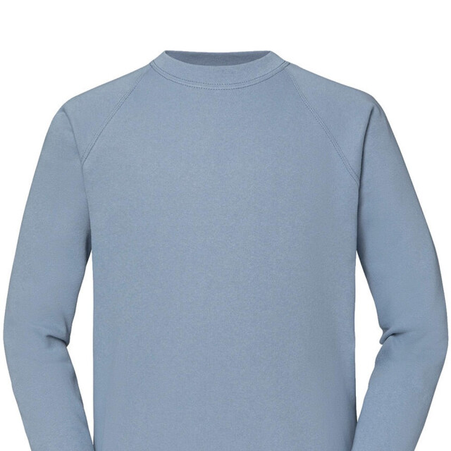 Fruit of the Loom Heren klassiek raglan sweatshirt UTFK2535_mineralblue large