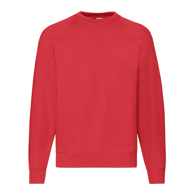 Fruit of the Loom Heren klassiek raglan sweatshirt UTFK2535_red large