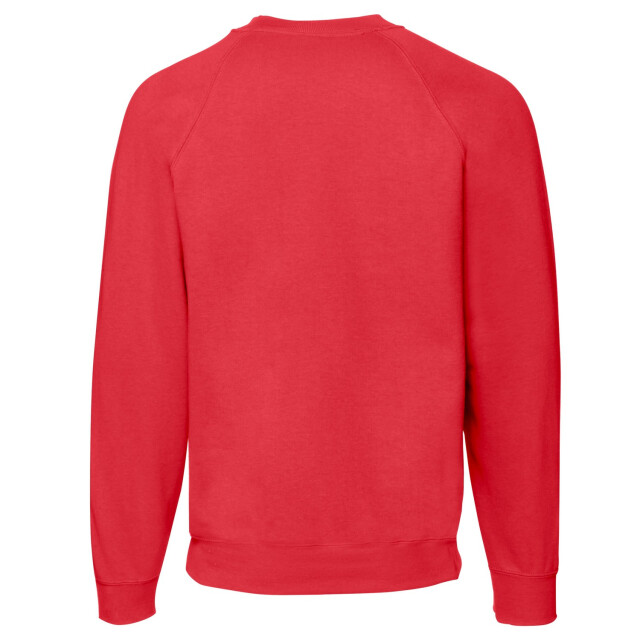 Fruit of the Loom Heren klassiek raglan sweatshirt UTFK2535_red large