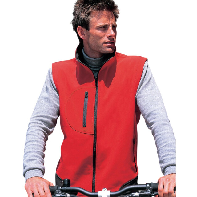 Result Heren softshell gilet UTFK2525_redblack large