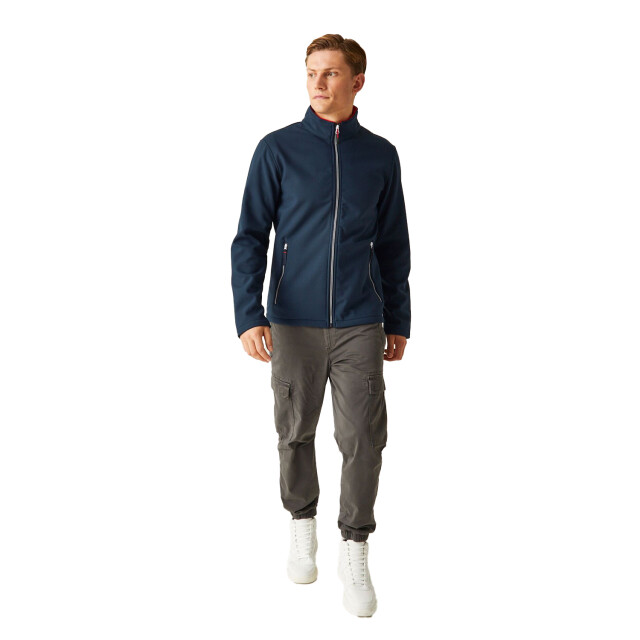 Regatta Heren ascender dubbellaags soft shell jack UTFK2537_navyclassicred large
