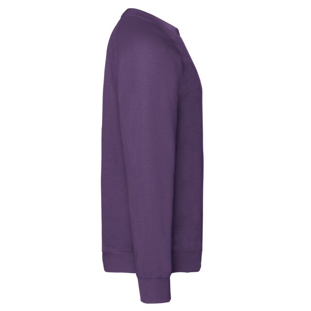 Fruit of the Loom Heren klassiek raglan sweatshirt UTFK2535_purple large