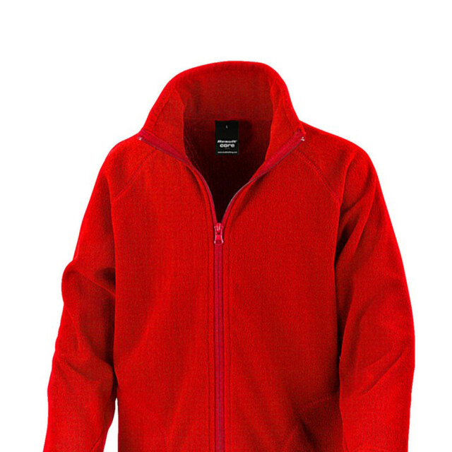 Result Effen microfleece jas voor kinderen/kinderen UTFK2520_red large