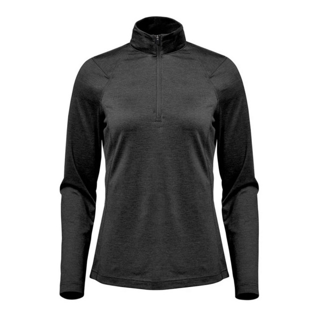 Stormtech Dames milano quarter zip pullover UTFK2458_black large