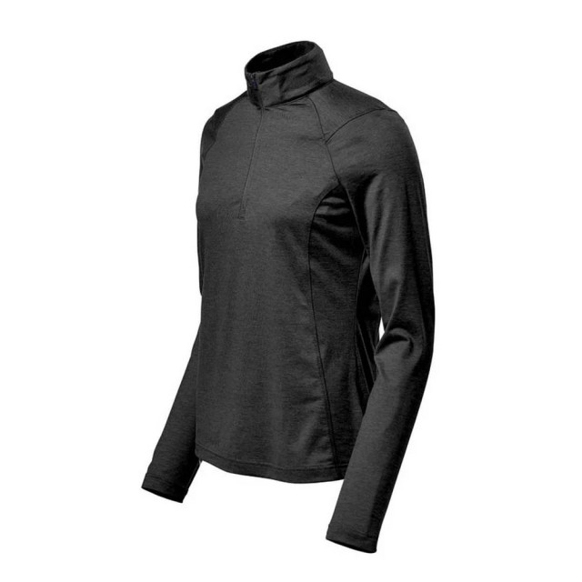 Stormtech Dames milano quarter zip pullover UTFK2458_black large