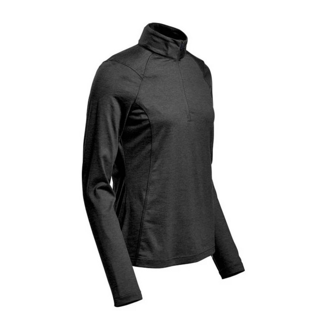 Stormtech Dames milano quarter zip pullover UTFK2458_black large