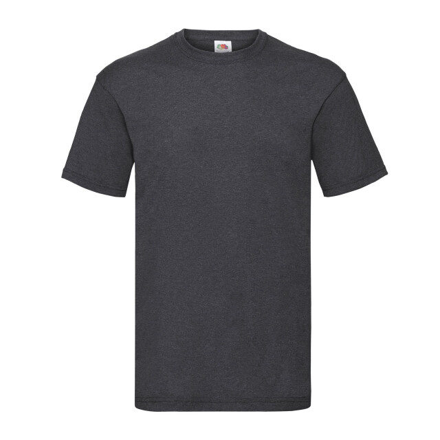 Fruit of the Loom Heren valueweight t-shirt UTFK2459_darkheathergrey large