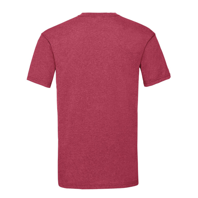 Fruit of the Loom Heren valueweight t-shirt UTFK2459_heatherred large