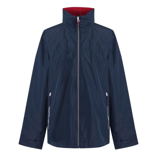 Regatta Heren ascender shell waterdichte jas UTFK2477_navyclassicred large
