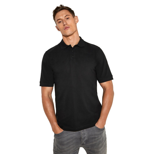 Kustom Kit Heren klassic superwash 60c klassiek poloshirt UTFK2501_black large