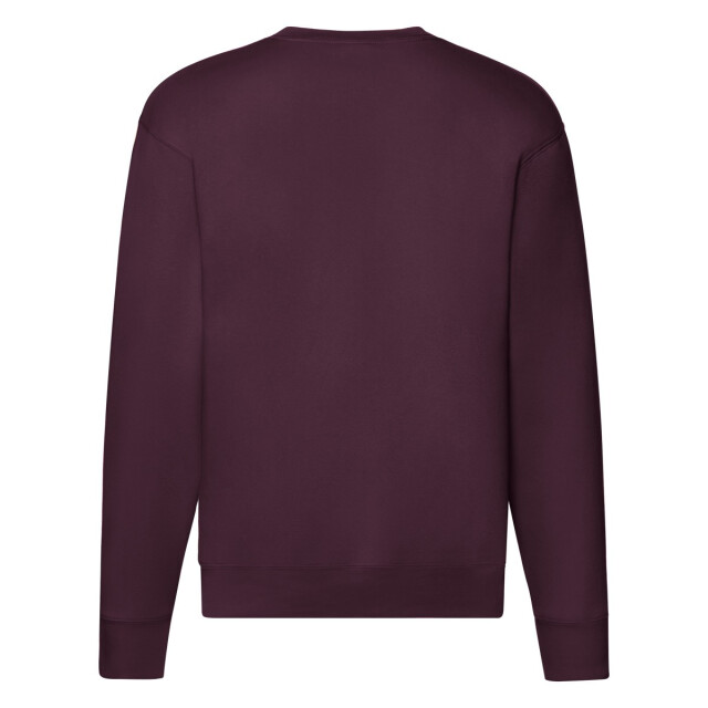 Fruit of the Loom Heren premium ingelegd sweatshirt UTFK2438_burgundy large