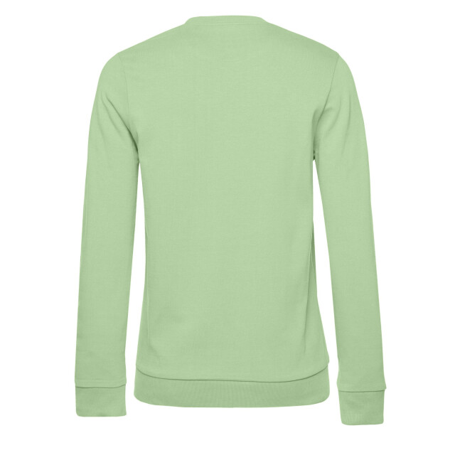B and C Dames frans terry sweatshirt met inzetstuk UTFK2404_lightjade large