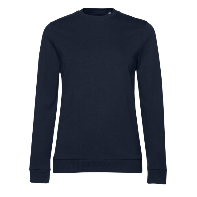 B and C Dames frans terry sweatshirt met inzetstuk UTFK2404_navyblue large