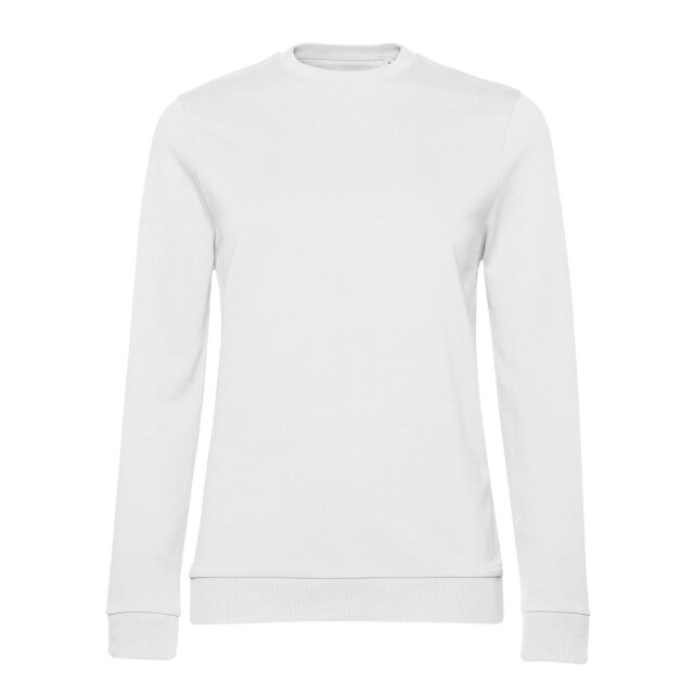 B and C Dames frans terry sweatshirt met inzetstuk UTFK2404_white large