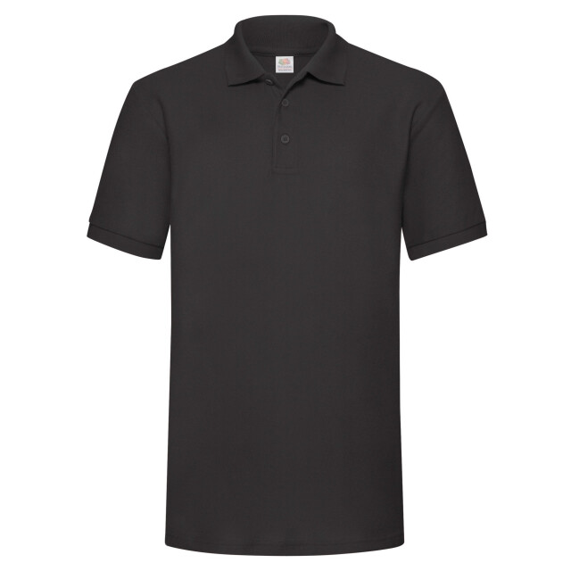 Fruit of the Loom Heren 65/35 zwaargewicht poloshirt UTFK2400_black large