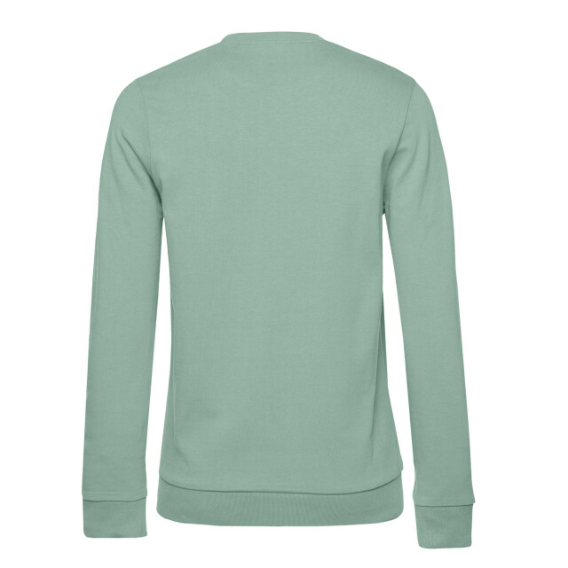 B and C Dames frans terry sweatshirt met inzetstuk UTFK2404_sage large