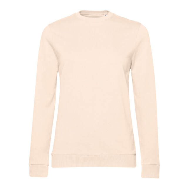 B and C Dames frans terry sweatshirt met inzetstuk UTFK2404_palepink large