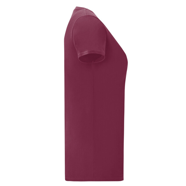 Fruit of the Loom Dames iconisch 150 t-shirt UTFK2487_burgundy large