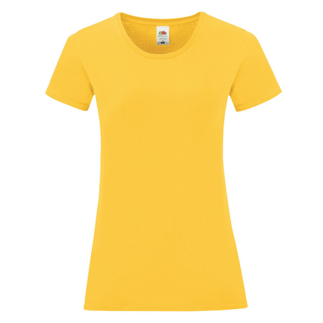 Fruit of the Loom Dames iconisch 150 t-shirt UTFK2487_sunflower large