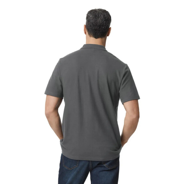 Gildan Heren softstyle piqué poloshirt UTFK2479_charcoal large