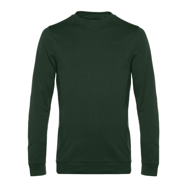 B and C Heren frans terry sweatshirt met inzet UTFK2398_forestgreen large