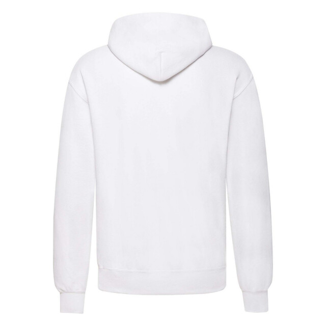 Fruit of the Loom Heren vintage klassieke logo bedrukte hoodie UTFK2482_white large