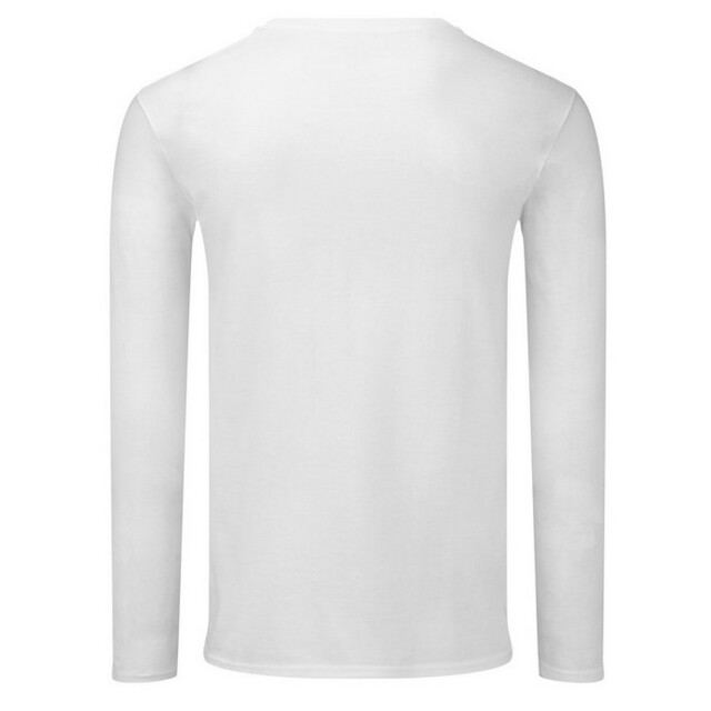 Fruit of the Loom Heren iconic 140 classic t-shirt met lange mouwen UTFK2347_white large