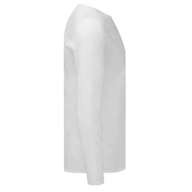 Fruit of the Loom Heren iconic 140 classic t-shirt met lange mouwen UTFK2347_white large