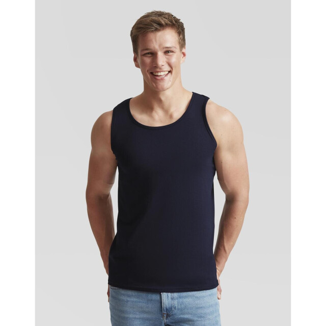 Fruit of the Loom Heren waardevol katoenen atletisch vest top UTFK2349_white large