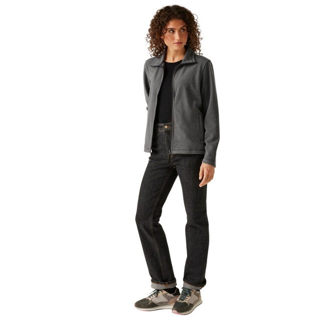 Regatta Dames micro full zip fleecejack UTFK2346_sealgrey large