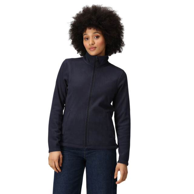 Regatta Dames micro full zip fleecejack UTFK2346_darknavy large