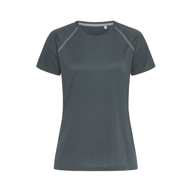 Stedman Stars Dames active 140 team raglan t-shirt UTFK2336_granitegrey large