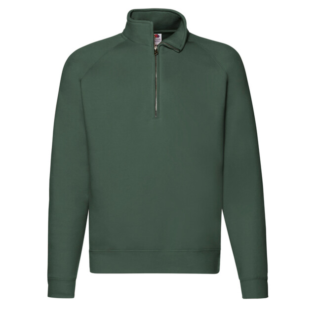 Fruit of the Loom Heren premium sweatshirt met ritssluiting UTFK2327_bottlegreen large