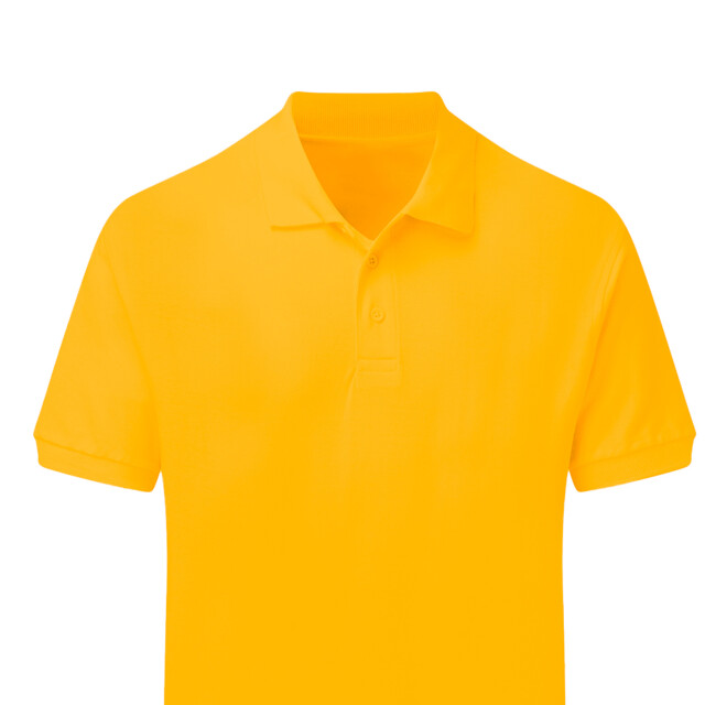 SG Heren katoenen polo shirt UTFK2300_sunflower large