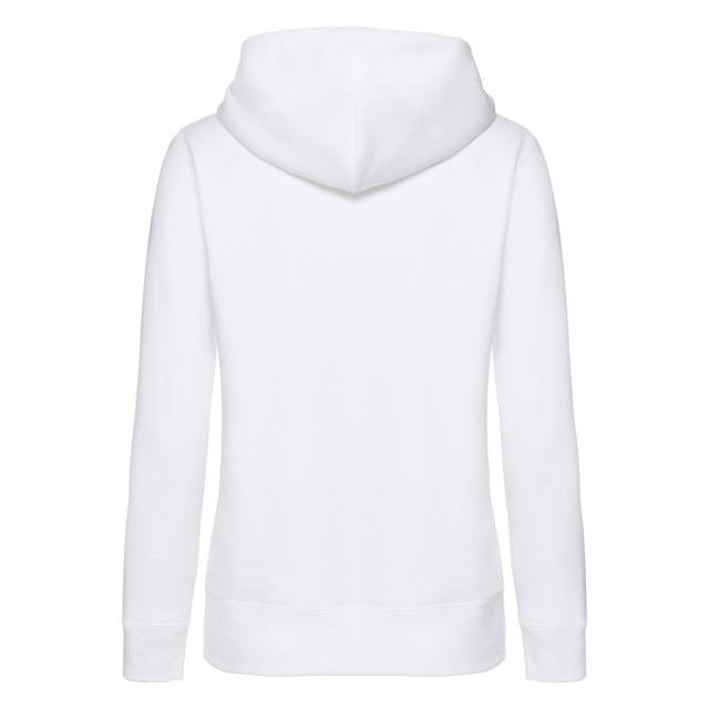 Fruit of the Loom Dames premium sweatjack met kap lady fit UTFK2294_white large