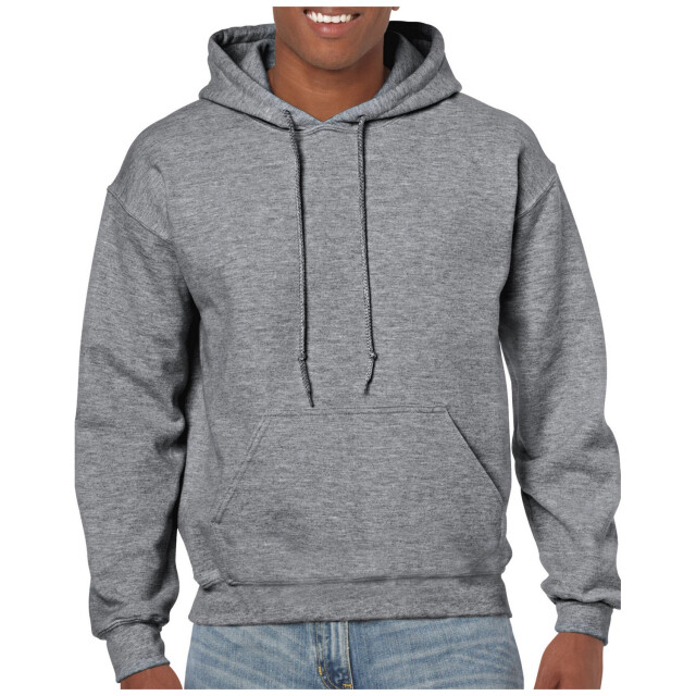 Gildan Heren hoodie zware mix UTFK2296_graphiteheather large