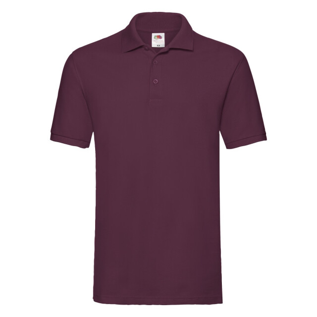 Fruit of the Loom Heren premium polo shirt UTFK2269_burgundy large