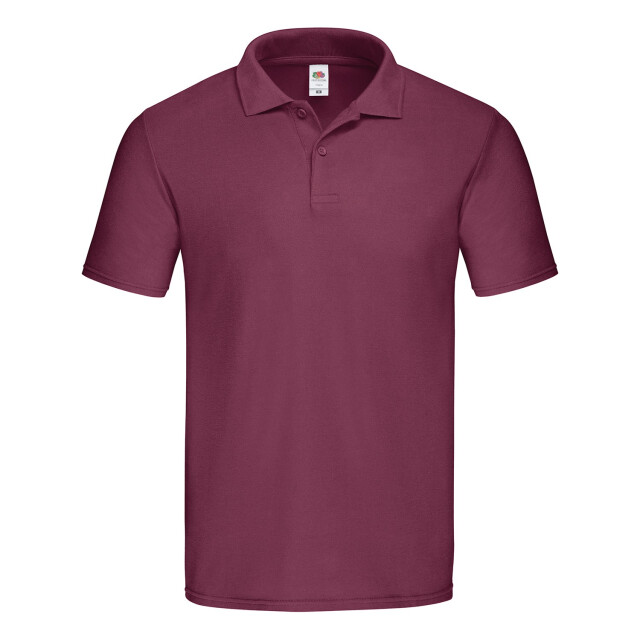 Fruit of the Loom Heren origineel polo shirt UTFK2384_burgundy large