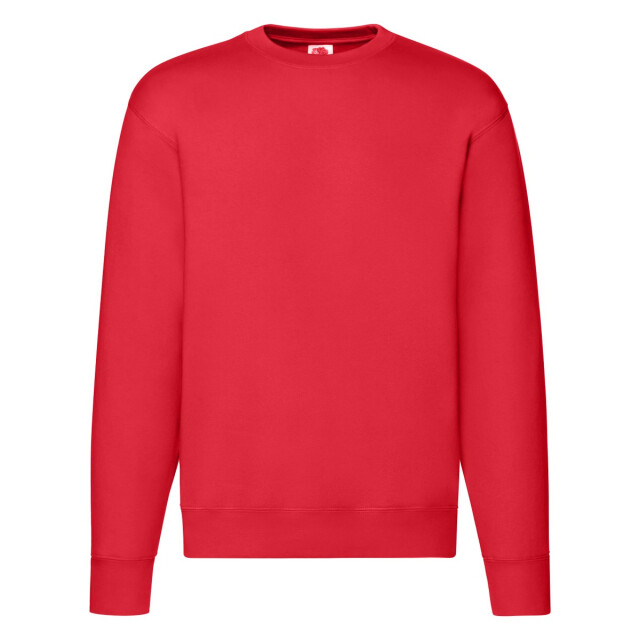 Fruit of the Loom Heren premium ingelegd sweatshirt UTFK2438_red large