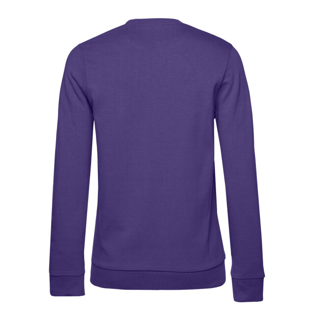B and C Dames frans terry sweatshirt met inzetstuk UTFK2404_radiantpurple large