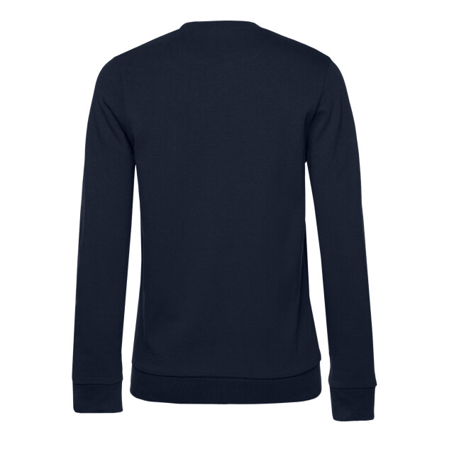 B and C Dames frans terry sweatshirt met inzetstuk UTFK2404_navyblue large