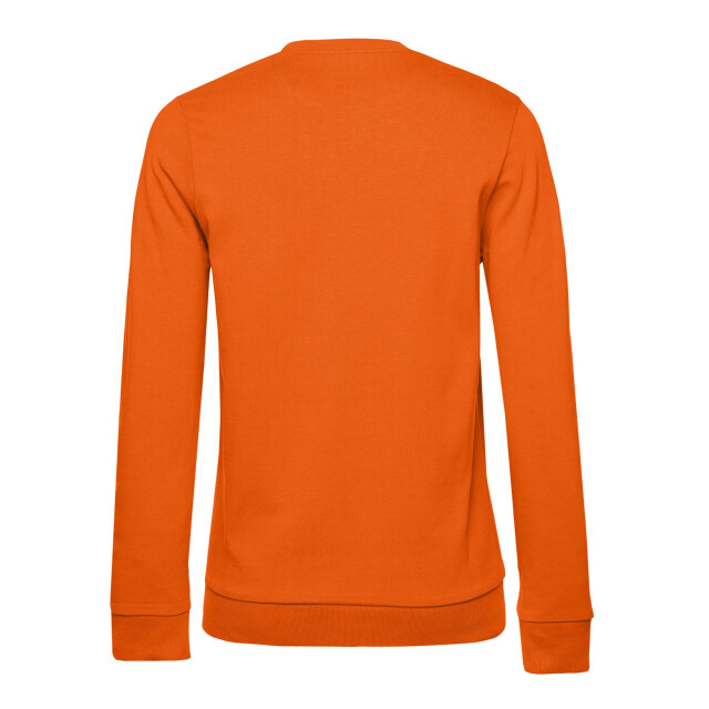 B and C Dames frans terry sweatshirt met inzetstuk UTFK2404_pureorange large