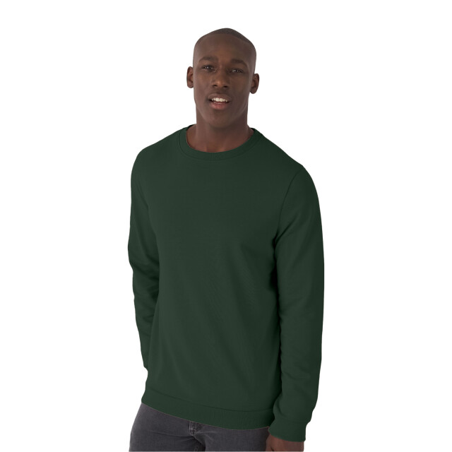 B and C Heren frans terry sweatshirt met inzet UTFK2398_forestgreen large