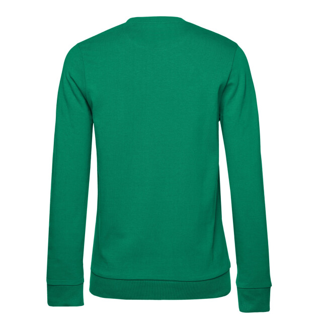 B and C Dames frans terry sweatshirt met inzetstuk UTFK2404_kellygreen large
