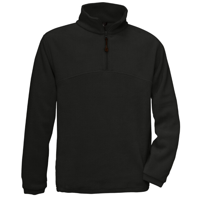 B and C Heren highlander+ quarter zip fleece top UTFK2452_black large