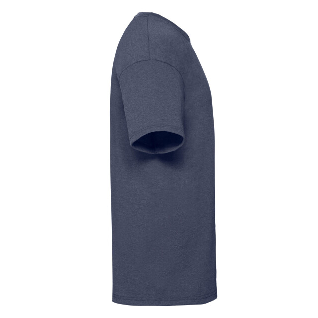 Fruit of the Loom Heren valueweight t-shirt UTFK2459_heathernavy large